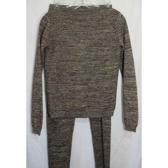 Scotch & Soda Girls Silver Metallic Stripe 2 Pc Set Sweater & Pants Size 14 NWT - Picture 2 of 16